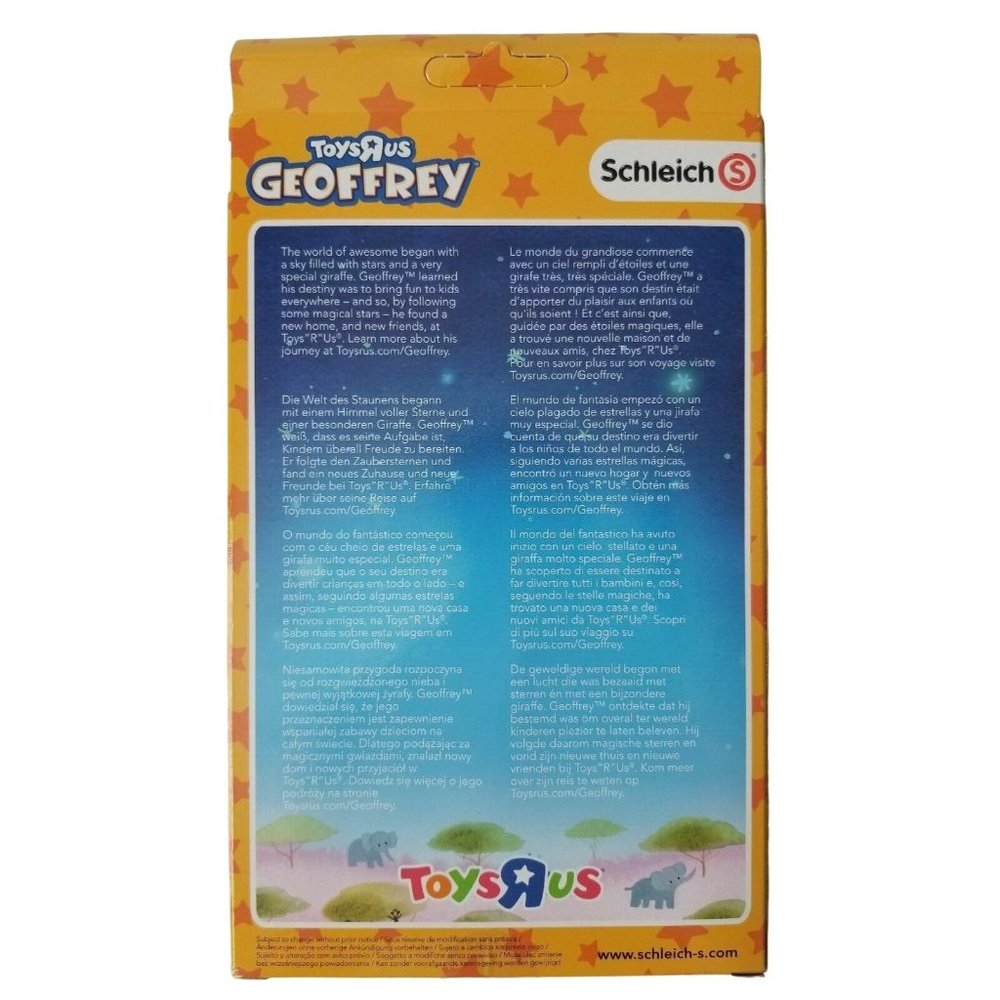 Toys R Us GEOFFREY Giraffe Collectible 6" Schleich Figure - Picture 4 of 5